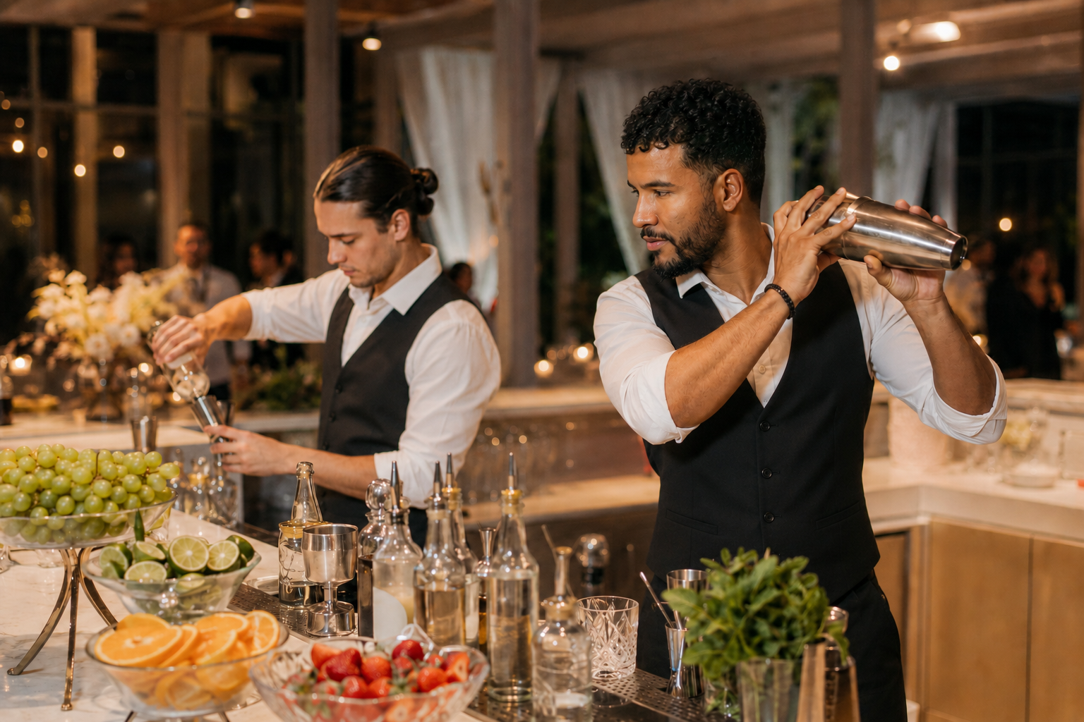 Bar de drinks para casamento em Guaratinguetá